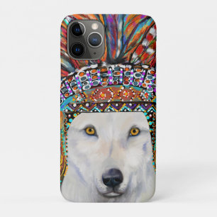 Weißer Wolf Kunst Case-Mate iPhone Hülle