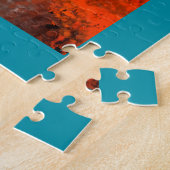 Weißer Wolf Kunst Puzzle (Seite)