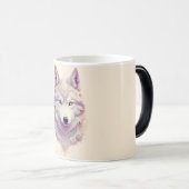 Weißer Wolf - Tasse (VorderseiteRechts)