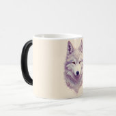 Weißer Wolf - Tasse (Vorderseite Links)