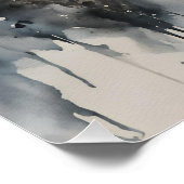 Weißer Wolf und Hexe Poster (Ecke)