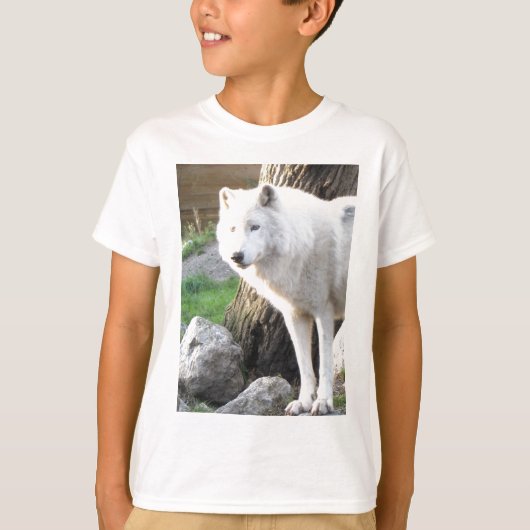 Weißer Wolfsbrand - Therianische Gaben T-Shirt (Vorderseite)
