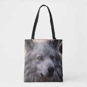 Weißer Wolfskopf, Tasche (Vorderseite)
