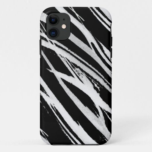 weißer Zebra Case-Mate iPhone Hülle (Rückseite)