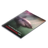 Weißer Zeigerhai unter Wasser Notizblock (Linke Seite)