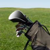 Weißer zu schwarzer Farbverlauf moderner Golfstil  Golf Headcover (In SItu)