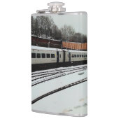 Weißer Zug Flachmann (Links)