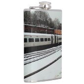 Weißer Zug Flachmann (Rechts)