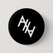 Weißes AHA Button (Vorderseite)