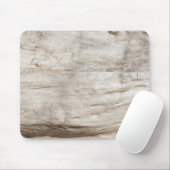 Weißes altes Eichenholzmuster Mousepad (Mit Mouse)