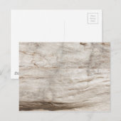 Weißes altes Eichenholzmuster Postkarte (Vorne/Hinten)