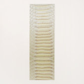 Weißes Anaconda-Hautmuster Yogamatte (Rückseite)