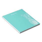 Weißes Ananas trockenes Erase-Board Notizblock (angewinkelt)