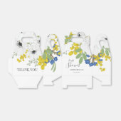 Weißes Anemones Frühlingsblumengestein Brautparty Geschenkschachtel (Ungefaltet)