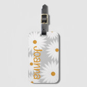 Weißes, anpassbares Holz Gepäckanhänger (Vorderseite Vertikal)