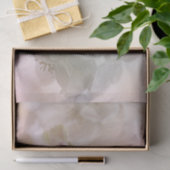 Weißes Apfelblütenfoto Seidenpapier (Geschenk)