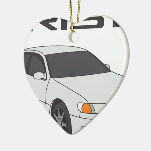 Weißes Aristo Keramikornament (Links)