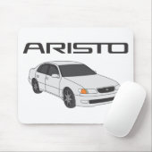 Weißes Aristo Mousepad (Mit Mouse)
