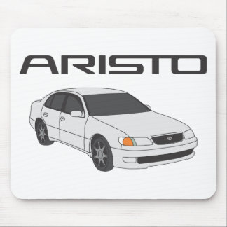 Weißes Aristo Mousepad