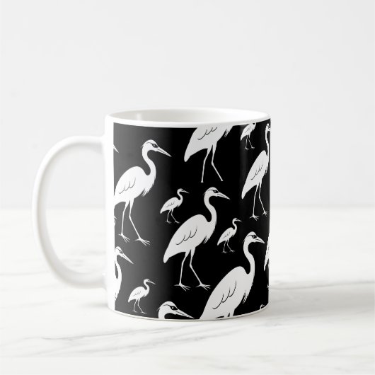 Weißes Auge Kaffeetasse (Links)