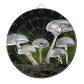 Weißes Austernpilz Dartscheibe (vorne)