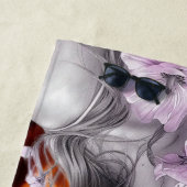 Weißes Badetuch (Beispiel)