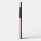 Weißes Band-Blume-Monogramm Case-Mate iPhone Hülle (Rückseite / Links)