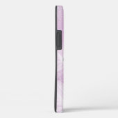 Weißes Band-Blume-Monogramm Case-Mate iPhone Hülle (Rückseite / Rechts)