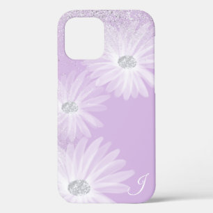 Weißes Band-Blume-Monogramm Case-Mate iPhone Hülle