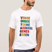 Weißes basisches T-Shirt (Vorderseite)