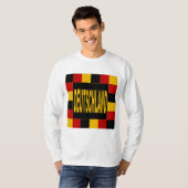 Weißes basisches T-Shirt DEUTSCHLAND (Vorne ganz)