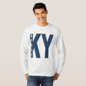 Weißes basisches T-Shirt KENTUCKY SPORT (Vorne ganz)