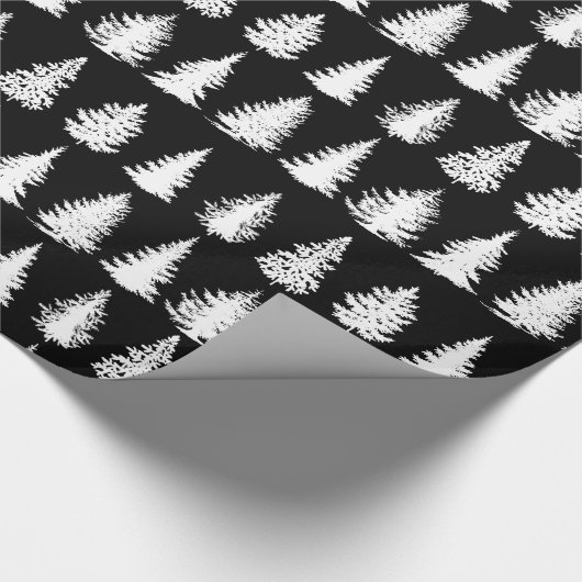 Weißes Baumumschlagpapier Geschenkpapier (Ecke)