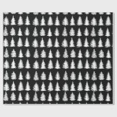 Weißes Baumumschlagpapier Geschenkpapier (Flach)