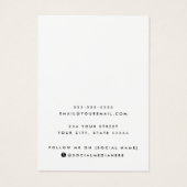 Weißes, benutzerdefiniertes Logo, beliebig farbige (Rückseite)