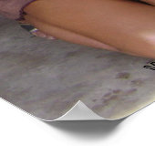 Weißes BH-Poster Poster (Ecke)