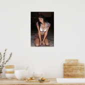 Weißes BH-Poster Poster (Küche)