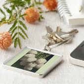 Weißes BlackBerry Schlüsselanhänger (Seite)