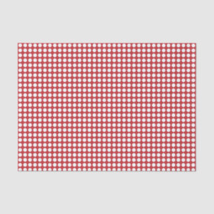 Weißes Blatt zum dunklen roten Gewebe Seidenpapier