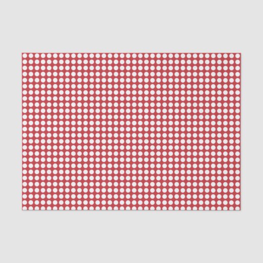 Weißes Blatt zum dunklen roten Gewebe Seidenpapier (Vorderseite)