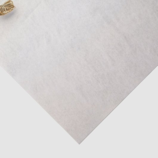 Weißes Blätter aus Elfenbein Tissue Seidenpapier (Detail)