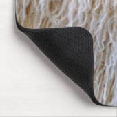 Weißes Blechhaut-Design Mousepad (Ecke)