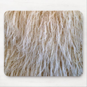 Weißes Blechhaut-Design Mousepad