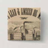 Weißes Blei und Ölarbeiten von Linsaaten Button (Vorderseite)