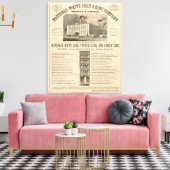 Weißes Blei und Zink Leinwanddruck (Insitu (Wohnzimmer))