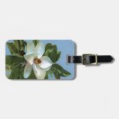Weißes, blühendes Magnolia-Gepäckstück Gepäckanhänger (Vorderseite horizontal)