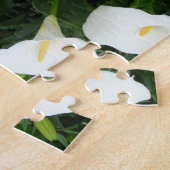 Weißes Blume Fotogrpahy Puzzle (Seite)