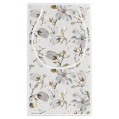 Weißes Blume-Geschenktasche Kleine Geschenktüte (Rückseite)