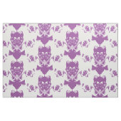 Weißes Blumen der PferdeSilhouette Stoff (Fat Quarter (45,7 x 55,9 cm))