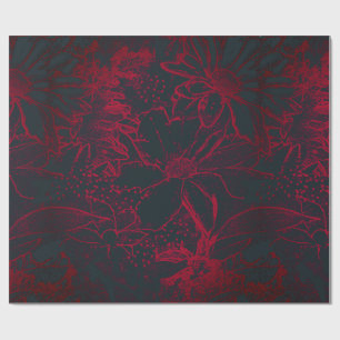 Weißes Blumenbündel Transparent - Illusion Geschenkpapier
